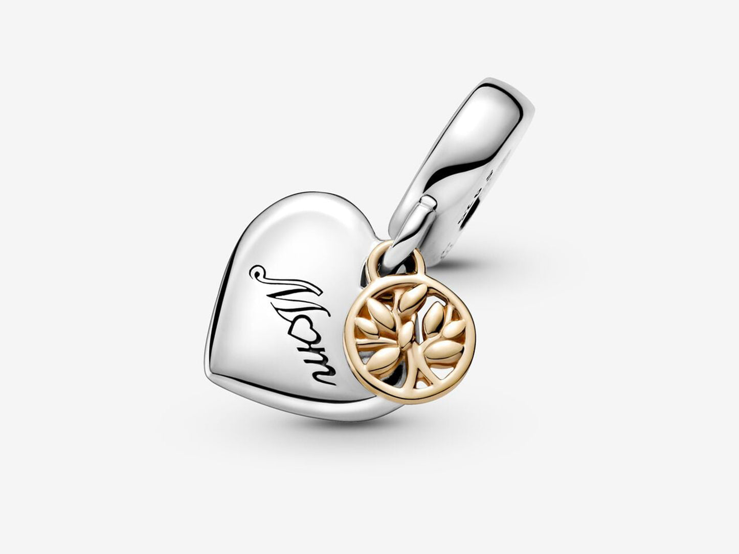 Two-Tone Family Tree Charm