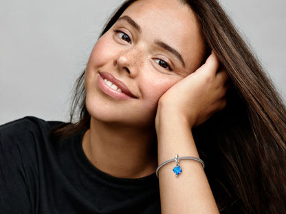 UNICEF Family Bond Blue Murano Glass Charm