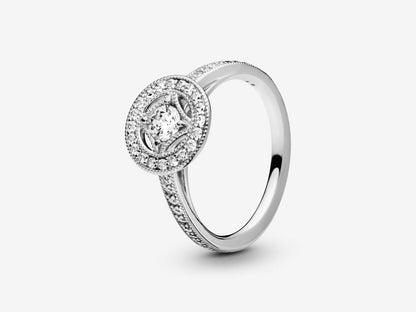 Vintage Circle Gem Ring