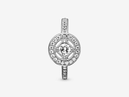 Vintage Circle Gem Ring