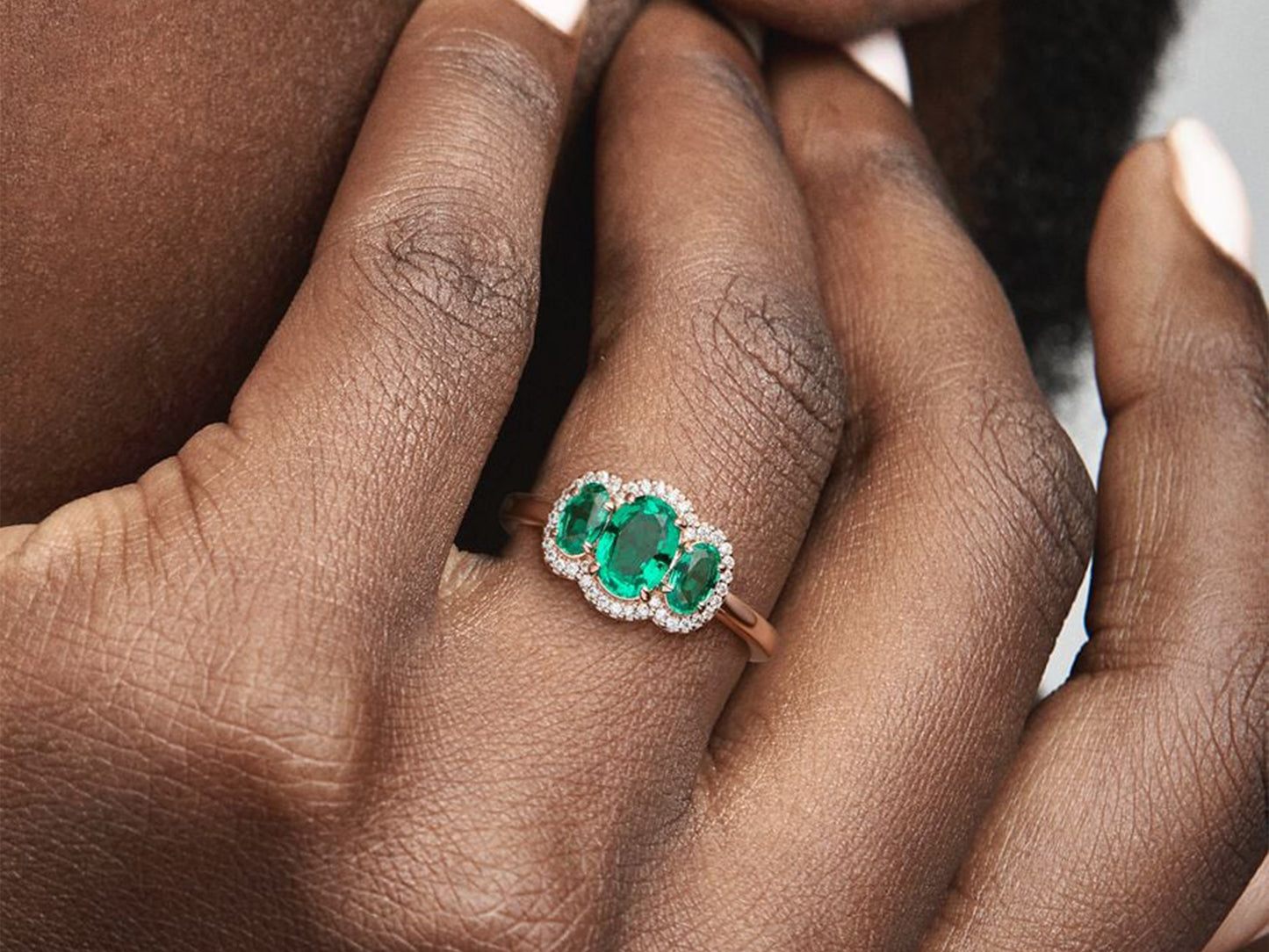 Three Stone Vintage Ring