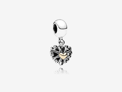 Vintage Love Hollow Charm