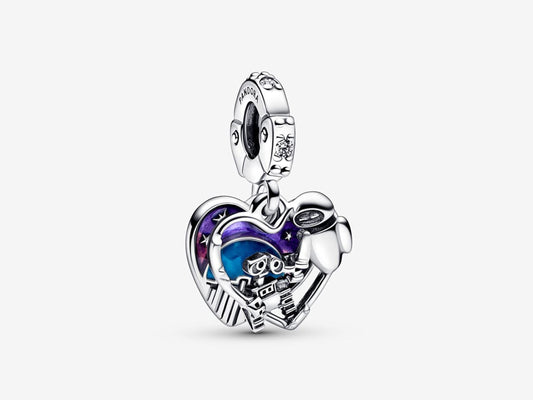 Disney Pixar Wall-E & Eve Glow-in-the-dark Dangle Charm