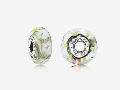 Wildflower Glass Charm