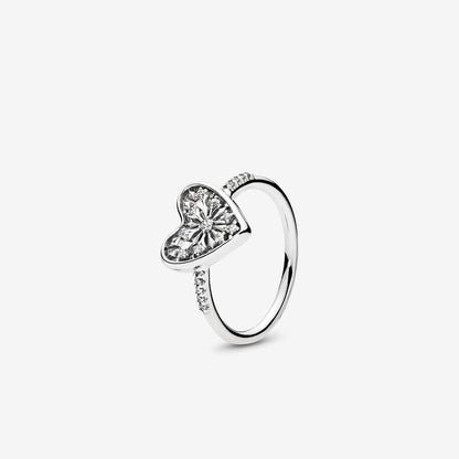 Winter's Heartbeat Ring