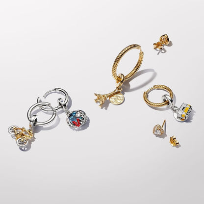 Paris Eiffel Tower Diamond Charm