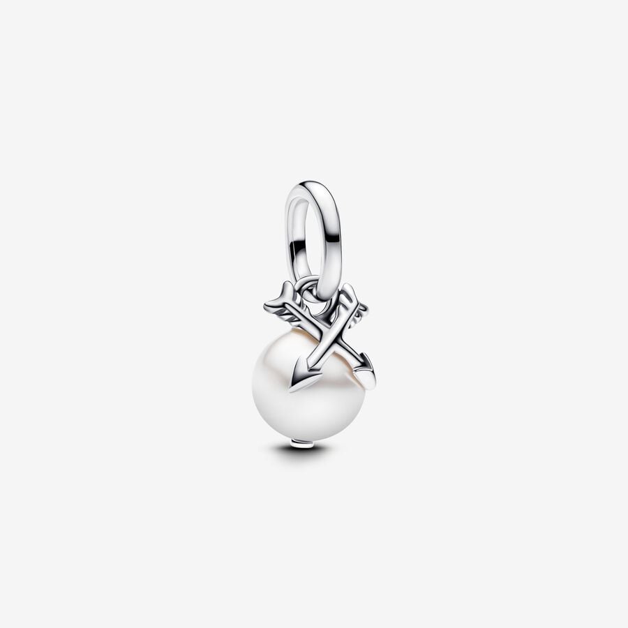 Pearl & Arrows Dangle Charm