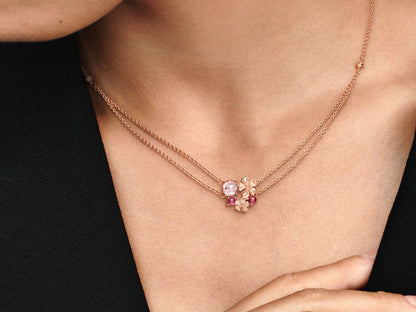 Pink Blossom Double Chain