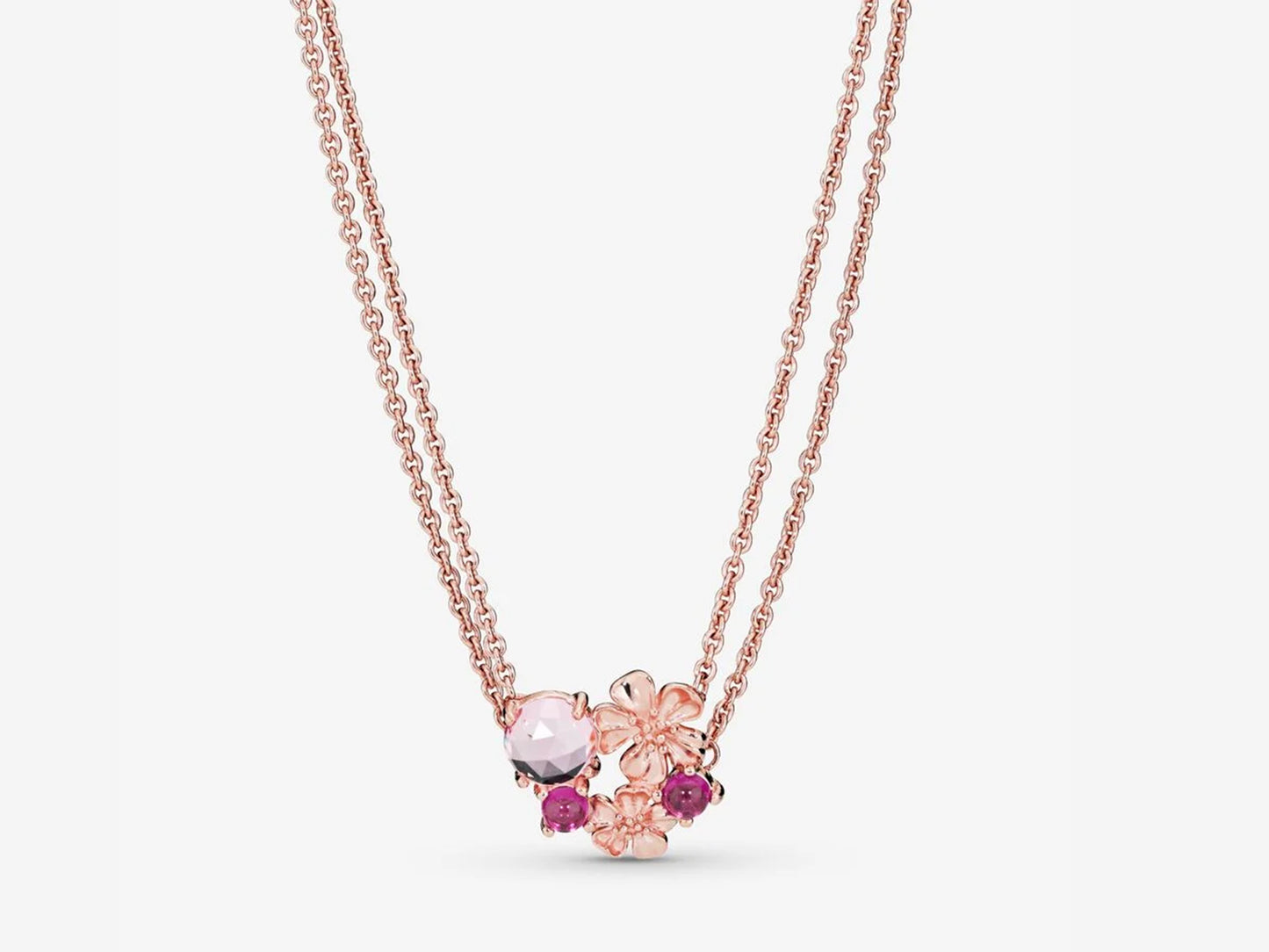 Pink Blossom Double Chain