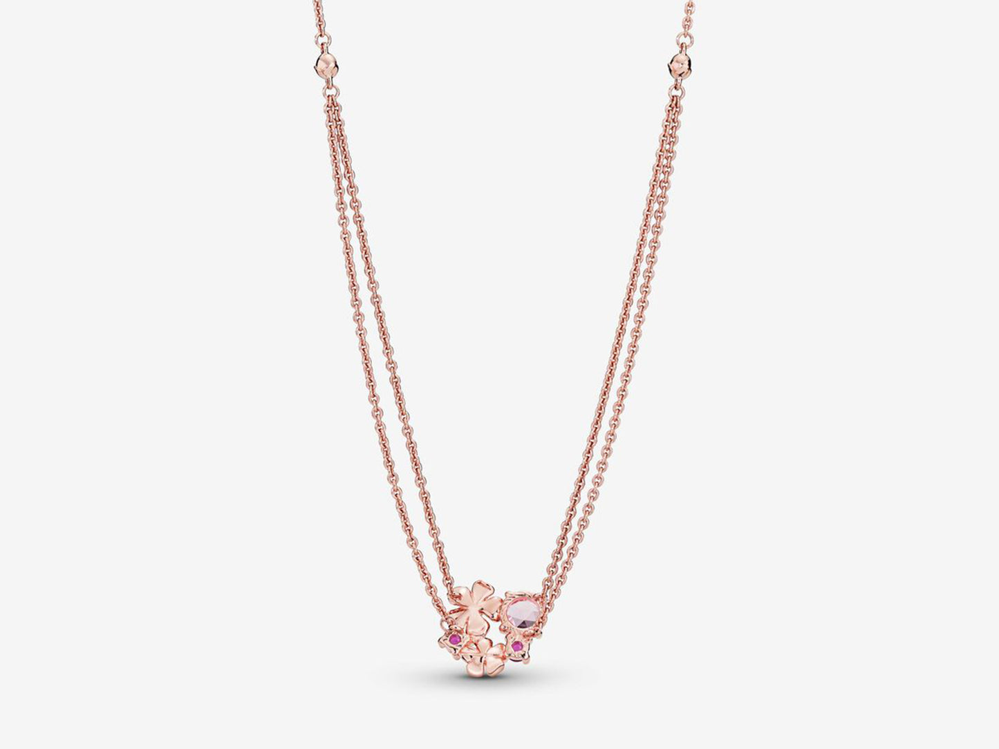 Pink Blossom Double Chain