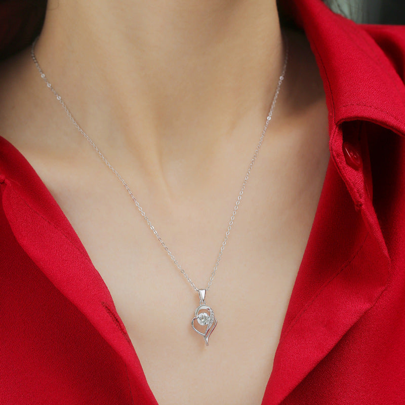 Playful Heart Necklace for Sweet Style