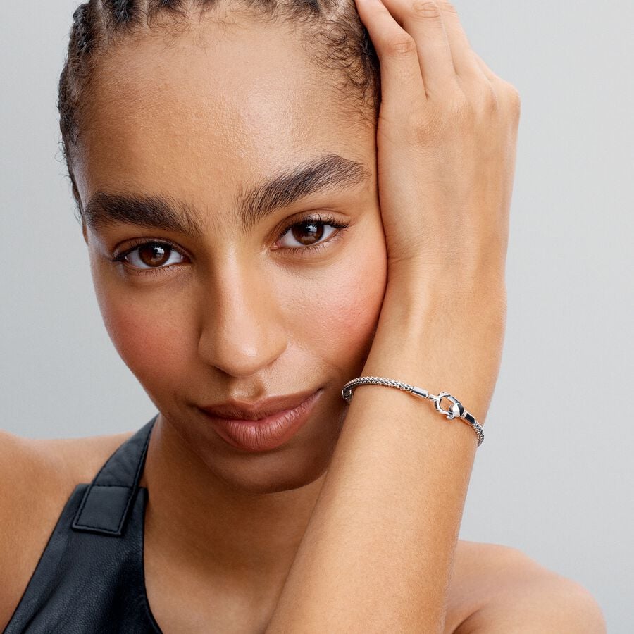 Sterling Silver Studded Bracelet