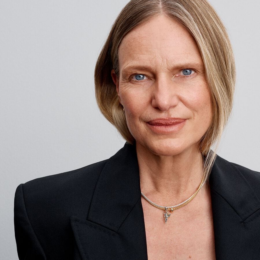 Winged Cupid Charm Silver