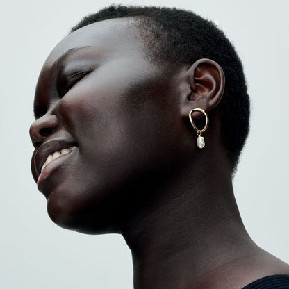 Baroque Pearl Drop Earrings