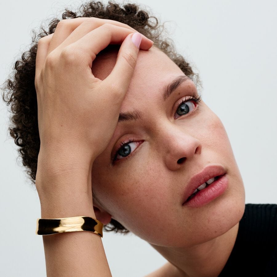 Statement Gold Bangle