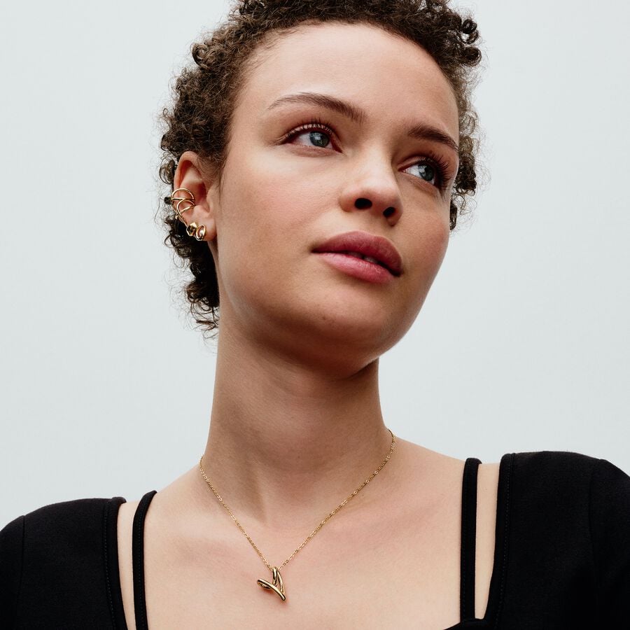 Organically Shaped Heart Necklace
