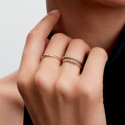 14K Gold Lab Grown Diamond Ring