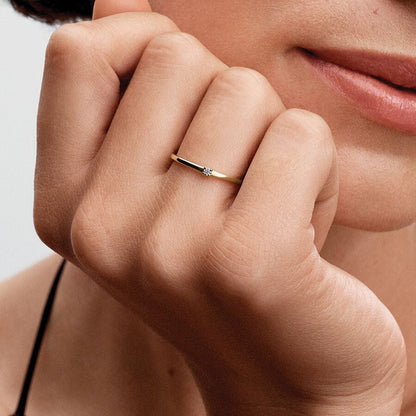 14K Gold Lab Grown Diamond Ring