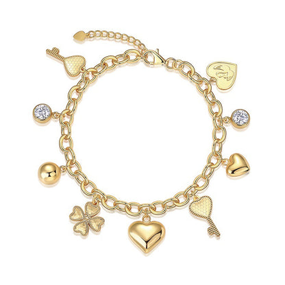Radiant Geometric Bracelet with Moissanite