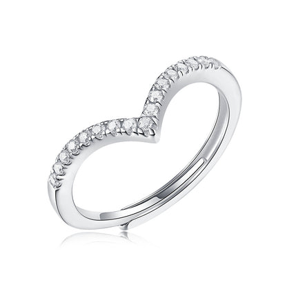 Regal Crown Ring with Geometric Design