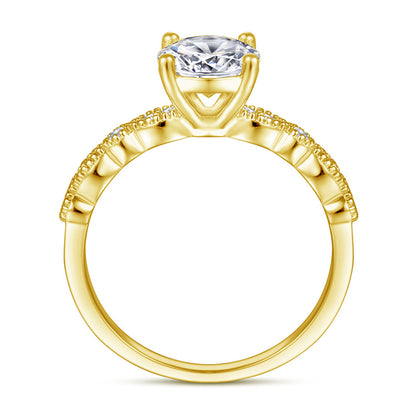 S925 Sterling Silver AAA Zirconia Ring - Elegant Rose Gold Plated Stackable Jewelry