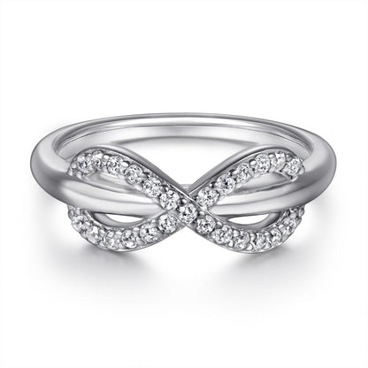 S925 Sterling Silver Bow Ring - Elegant & Feminine Jewelry for Women