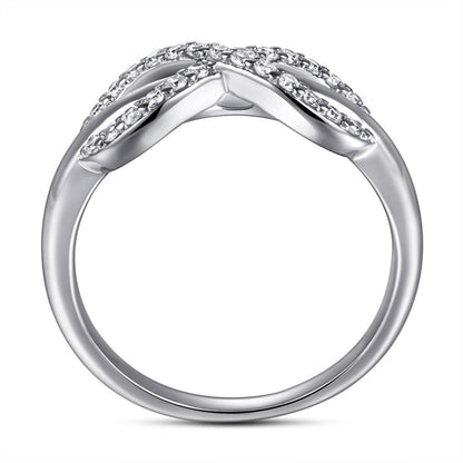 S925 Sterling Silver Bow Ring - Elegant & Feminine Jewelry for Women