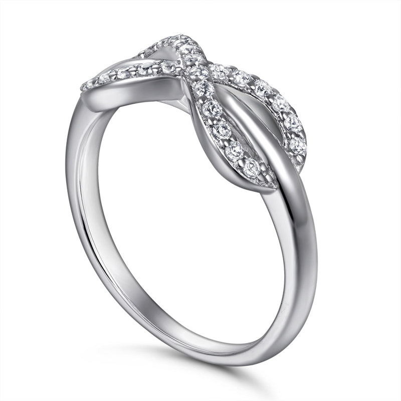 S925 Sterling Silver Bow Ring - Elegant & Feminine Jewelry for Women