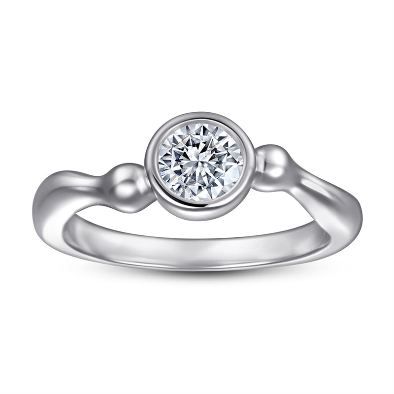 S925 Sterling Silver CZ Ring – Modern Geometric Jewelry for Women