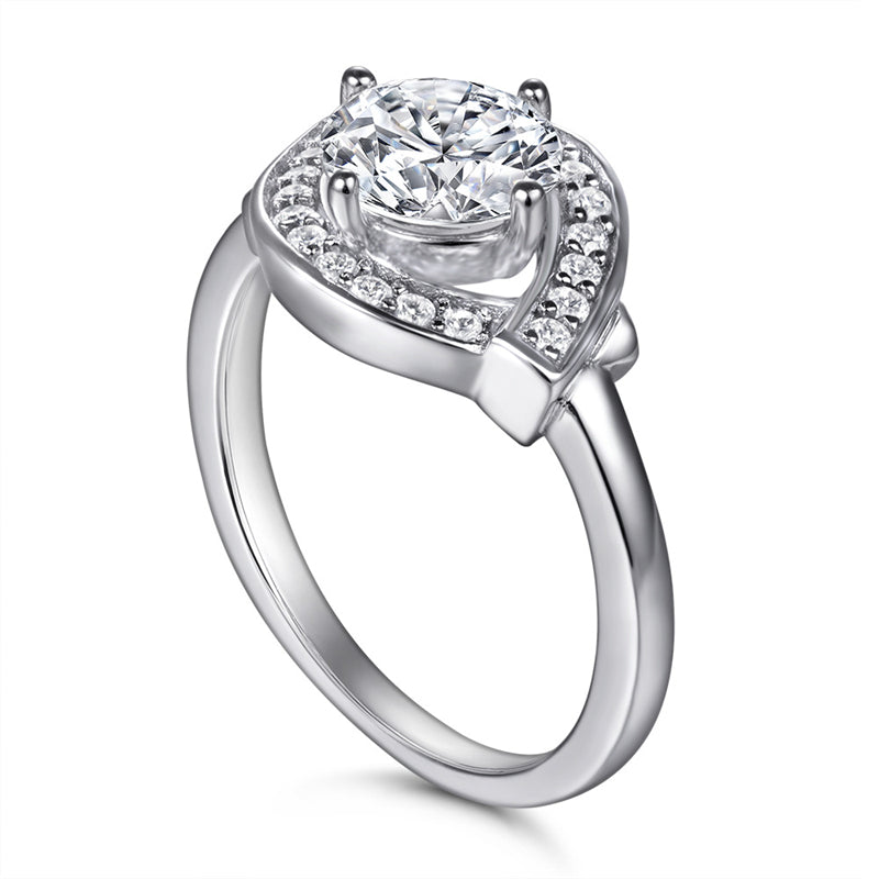 S925 Sterling Silver Full Pavé Band Ring – Korean-Inspired Elegant Jewelry