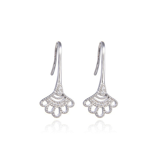 S925 Sterling Silver Geometric Drop Earrings - European & American Style Minimalist Dangle Earrings for Women