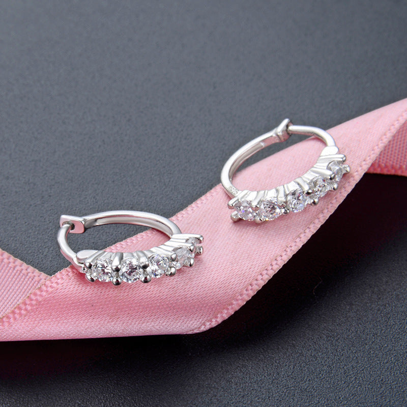 S925 Sterling Silver Lucky Toad Ear Cuffs - Wealth Symbol Earrings with CZ Stones for Women