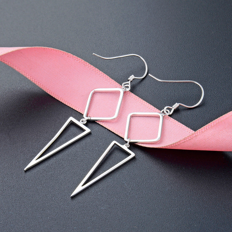 S925 Sterling Silver Orange Slice Hoop Earrings - Playful Fruit Dangle Earrings for Women