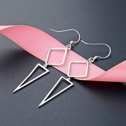 S925 Sterling Silver Orange Slice Hoop Earrings - Playful Fruit Dangle Earrings for Women