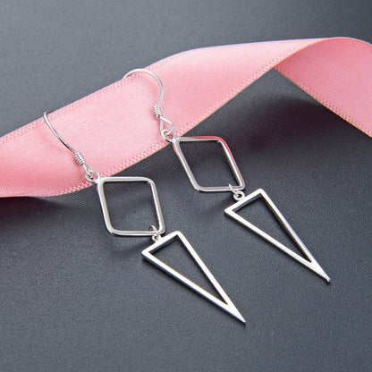 S925 Sterling Silver Orange Slice Hoop Earrings - Playful Fruit Dangle Earrings for Women