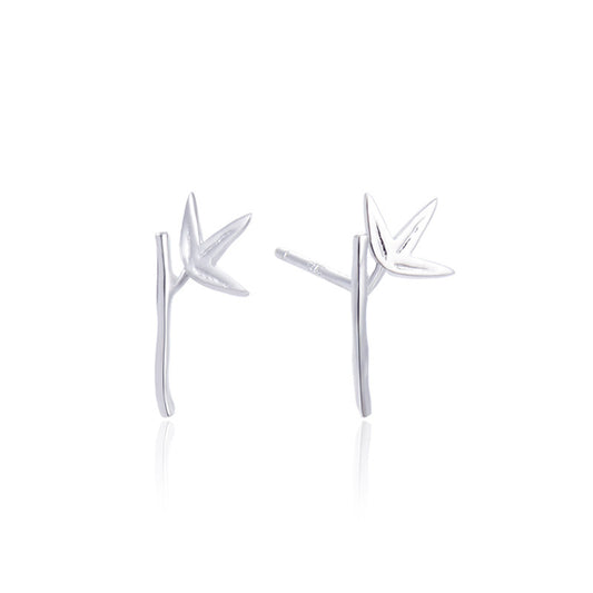 S925 Sterling Silver Plated Money Toad Stud Earrings - Minimalist Chinese Lucky Charm Earrings with Plastic Backs (0.7g)