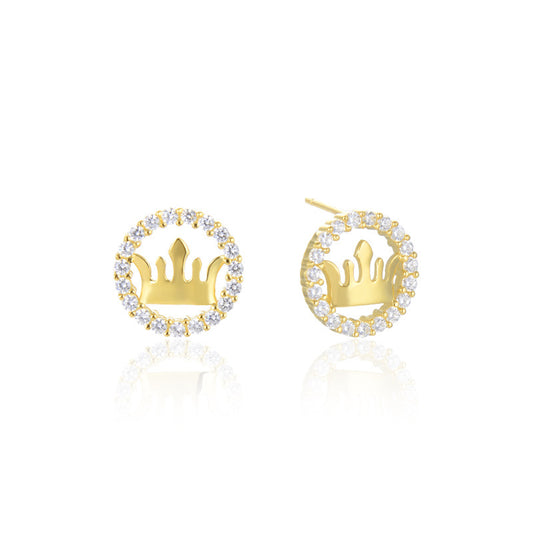 S925 Sterling Silver Plated Stud Earrings with Plastic Ear Backs-Lightweight 2.3g, Minimalist & Natural for Everyday Wear