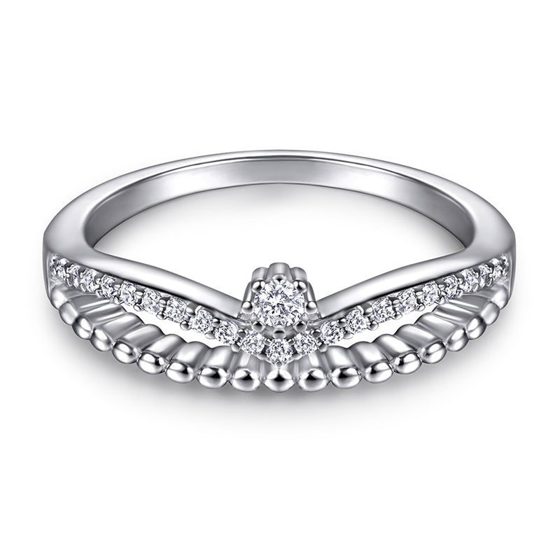 S925 Sterling Silver Stackable Ring – Gold Plated Wedding Band & Fashion Jewelry