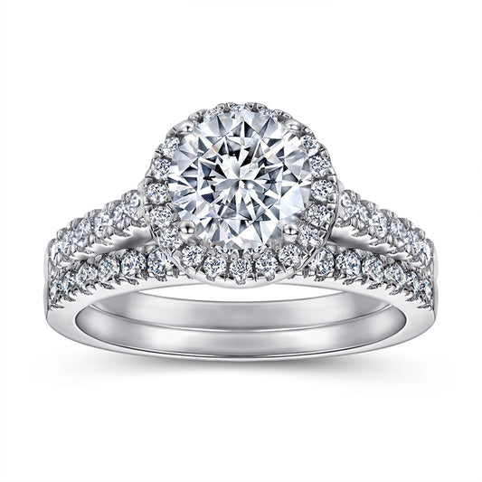 S925 Sterling Silver Stackable Rings Set for Women - Minimalist Geometric Zirconia Jewelry