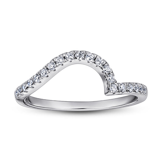 S925 Sterling Silver Twisted Halo Diamond Ring Set - Elegant Full Pavé Wedding Band