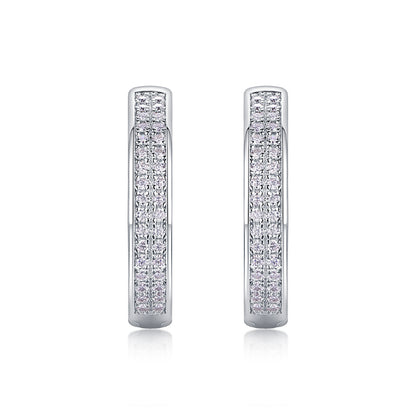 Versatile Round Moissanite Earrings for Women