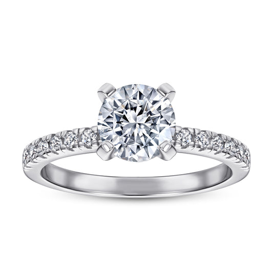 925 Sterling Silver 1.2 Carat Zircon Ring – Elegant Solitaire Band
