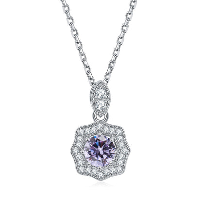 925 Sterling Silver Star Pendant Necklace - Personalized Birthstone Jewelry