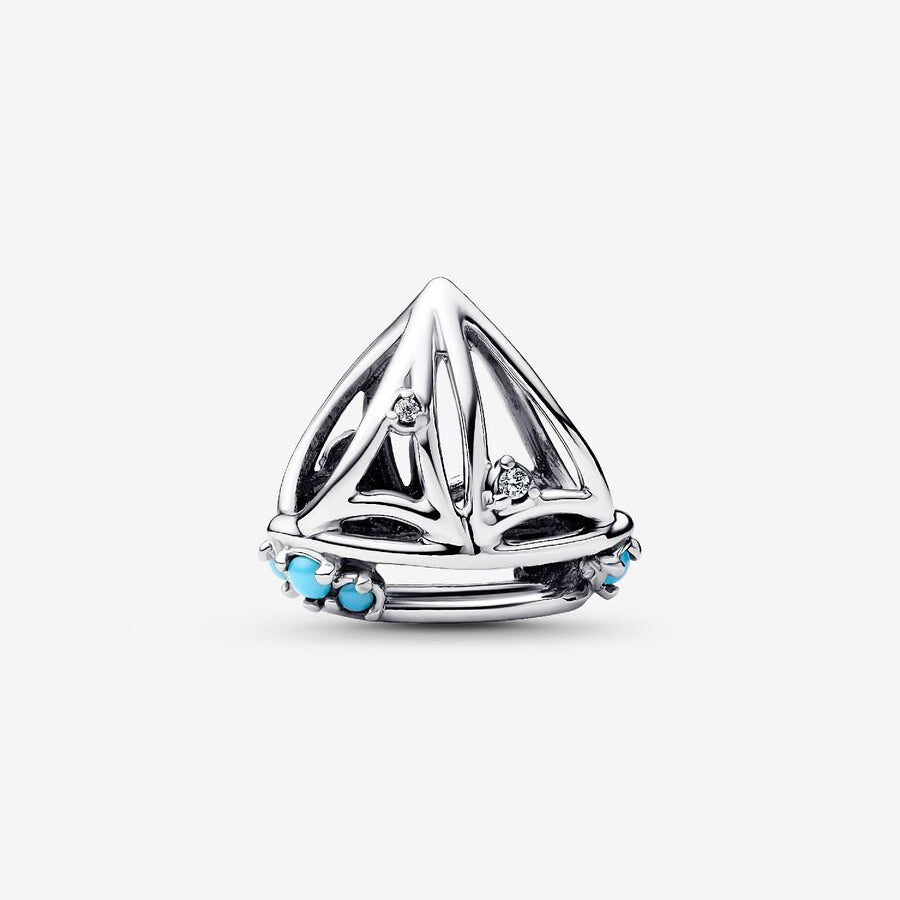 Adventure Inspired Sailboat Charm