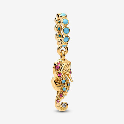 14k Gold Seahorse Charm