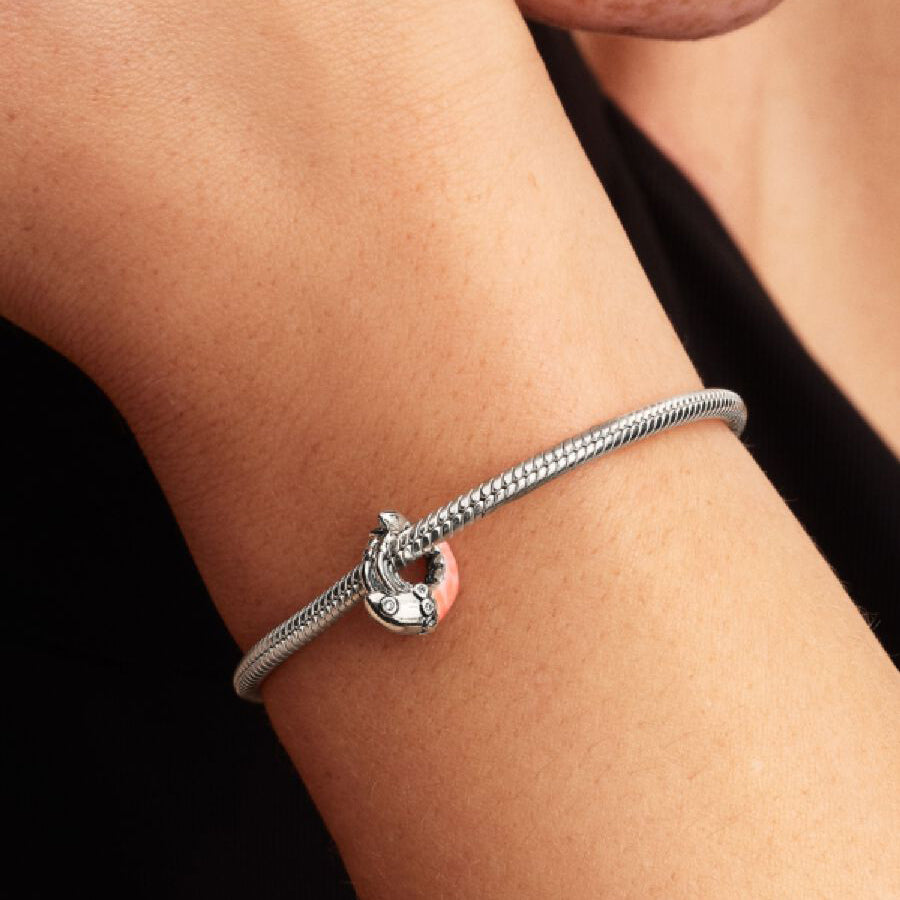 Delicate Shrimp Jewelry Charm