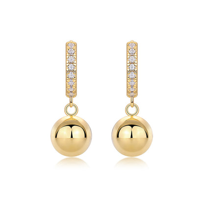 Simple Geometric Moissanite Earrings for Everyday Wear