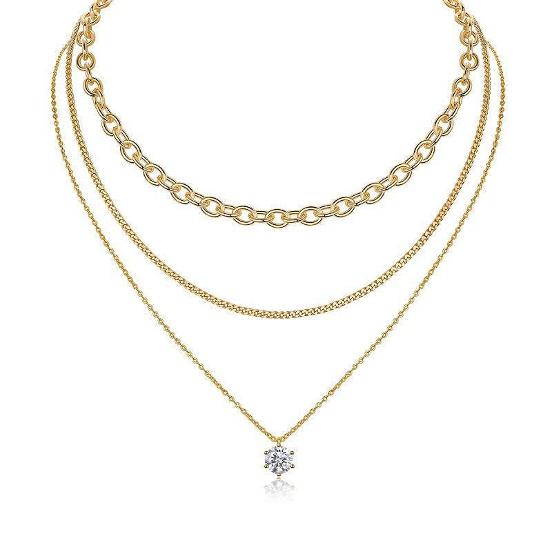 Sleek Women's Sterling Silver Necklace for Fashionable Looks