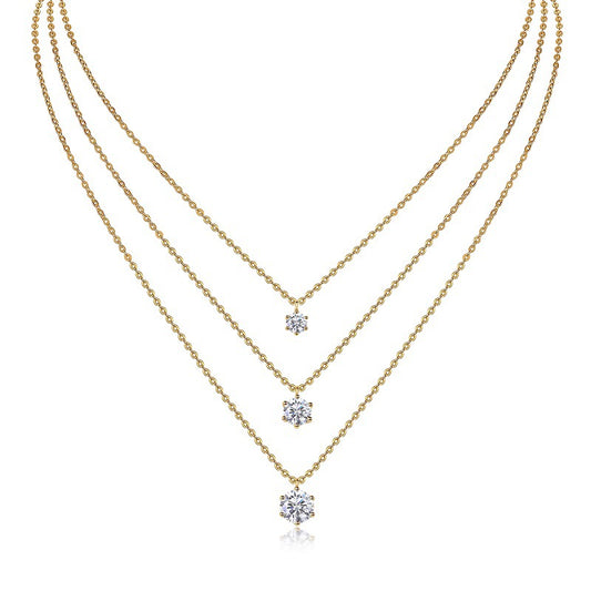 Sleek Women's Sterling Silver Necklace for Fashionable Looks