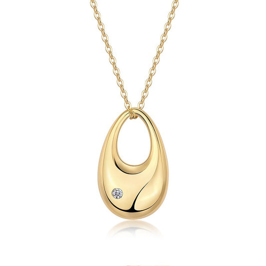 Sleek Women's Sterling Silver Necklace for Fashionable Looks